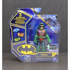 DC Spin Master ROBIN Batman Bat Tech New Wave Tech Green Action Figure 2021